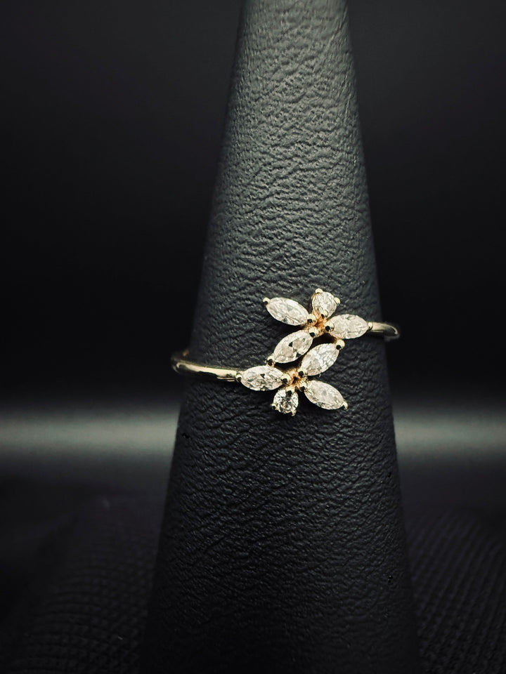 Blomster Guld Ring