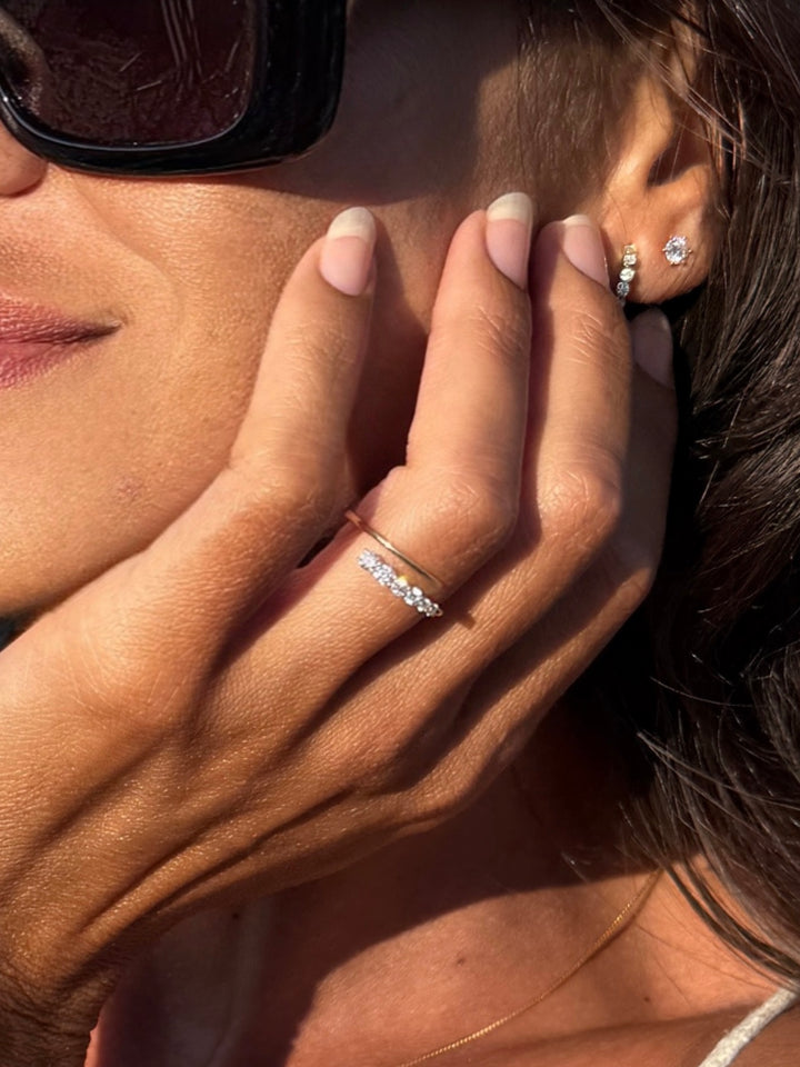 Crossover Guld Ring