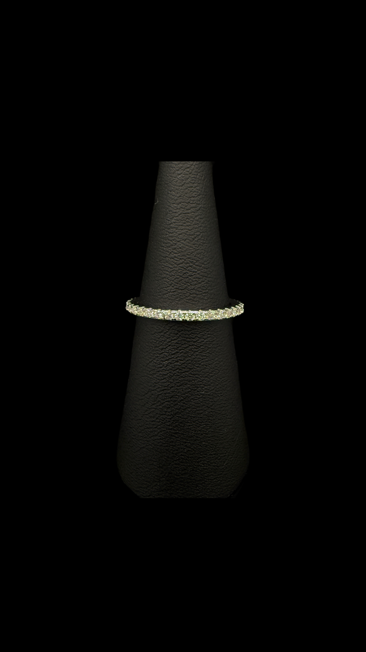 Full Minimalistic Eternity Ring Sølv