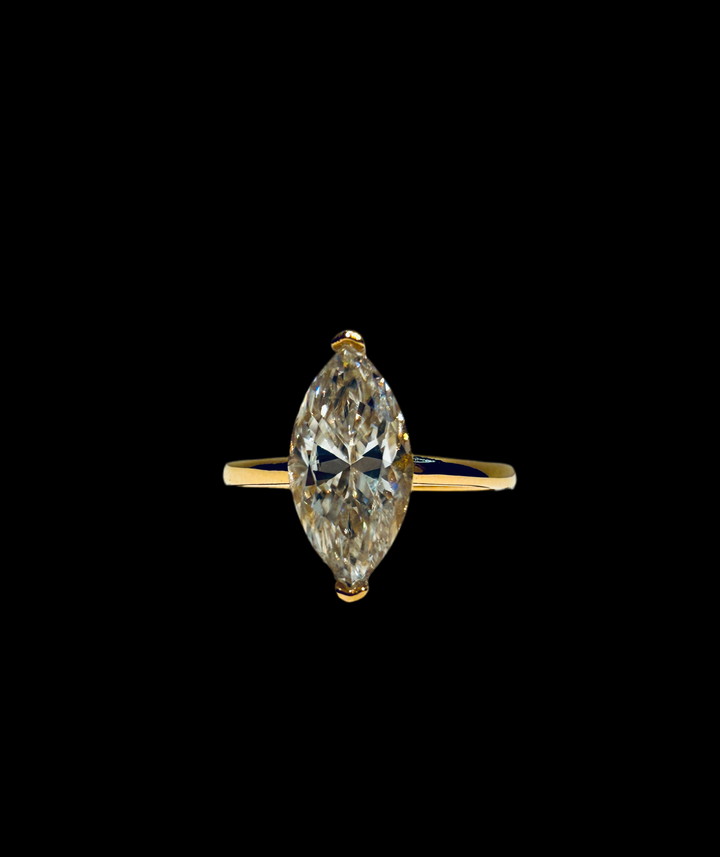 Starlit Marquise Ring 14 K Guld