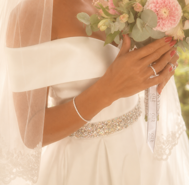 CHR Diamant Tennis Armbånd 2.8 mm. 14 K Hvidguld