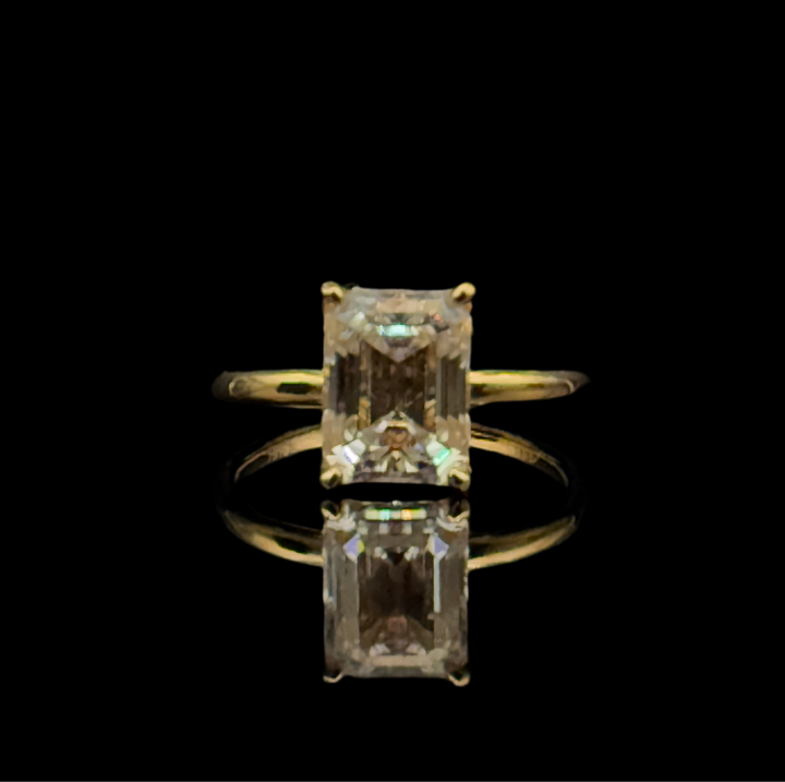 Emerald Elegance Ring 14 K Guld