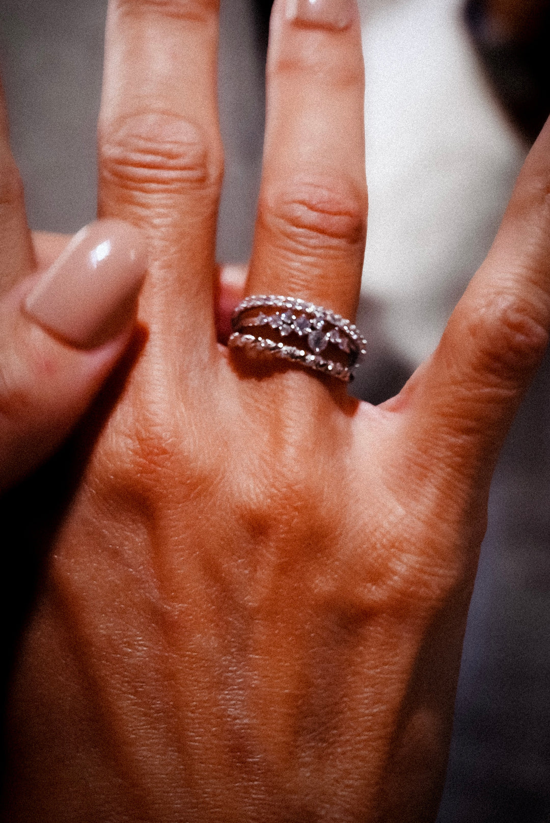 Minimalistic Sølv Eternity Ring