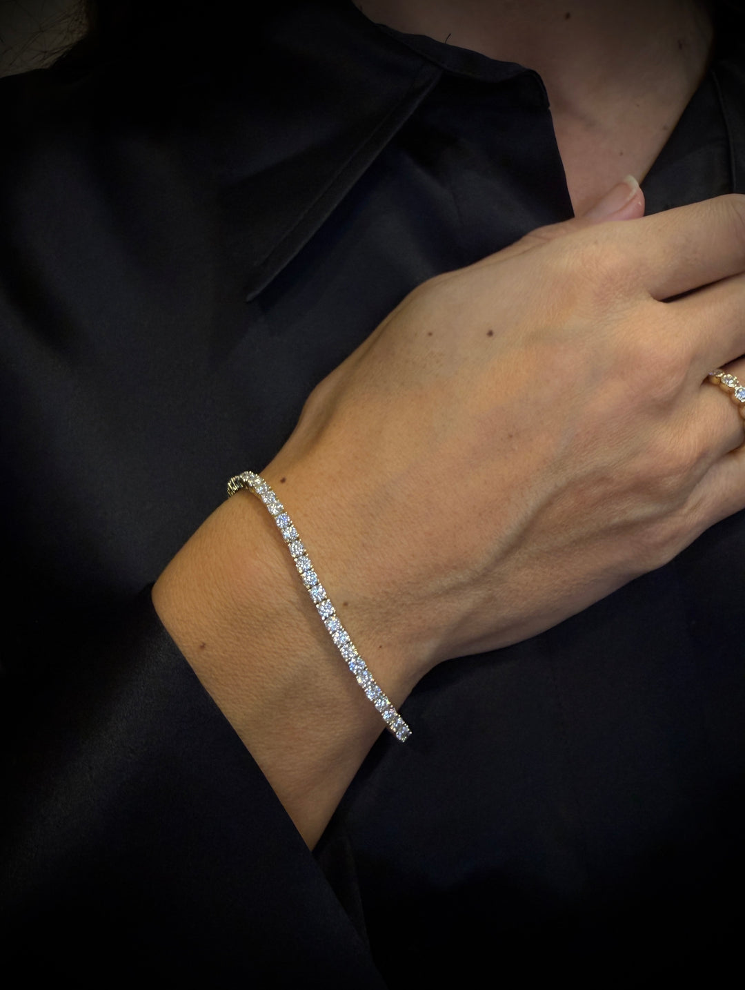 CHR Tennis Armbånd 3 mm Golden Edt.