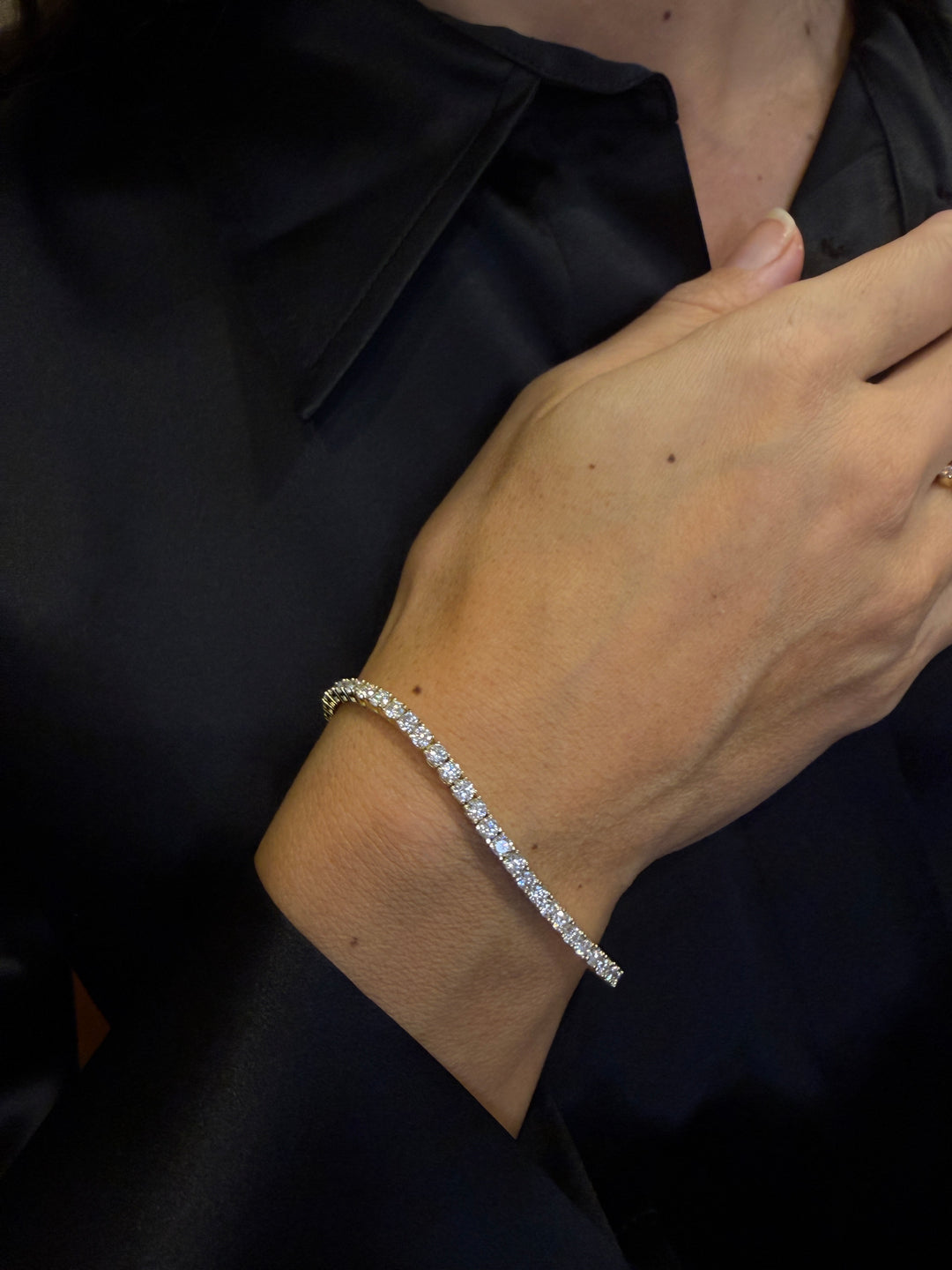 CHR Tennis Armbånd 3 mm Golden Edt.