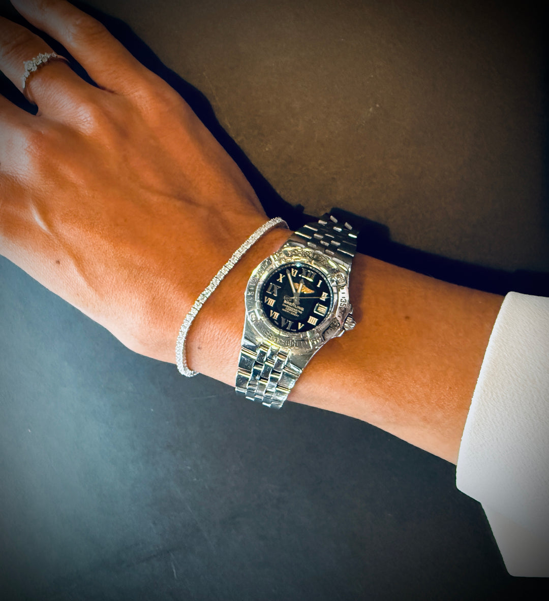 CHR Diamant Tennis Armbånd 2 mm 14 K Hvidguld