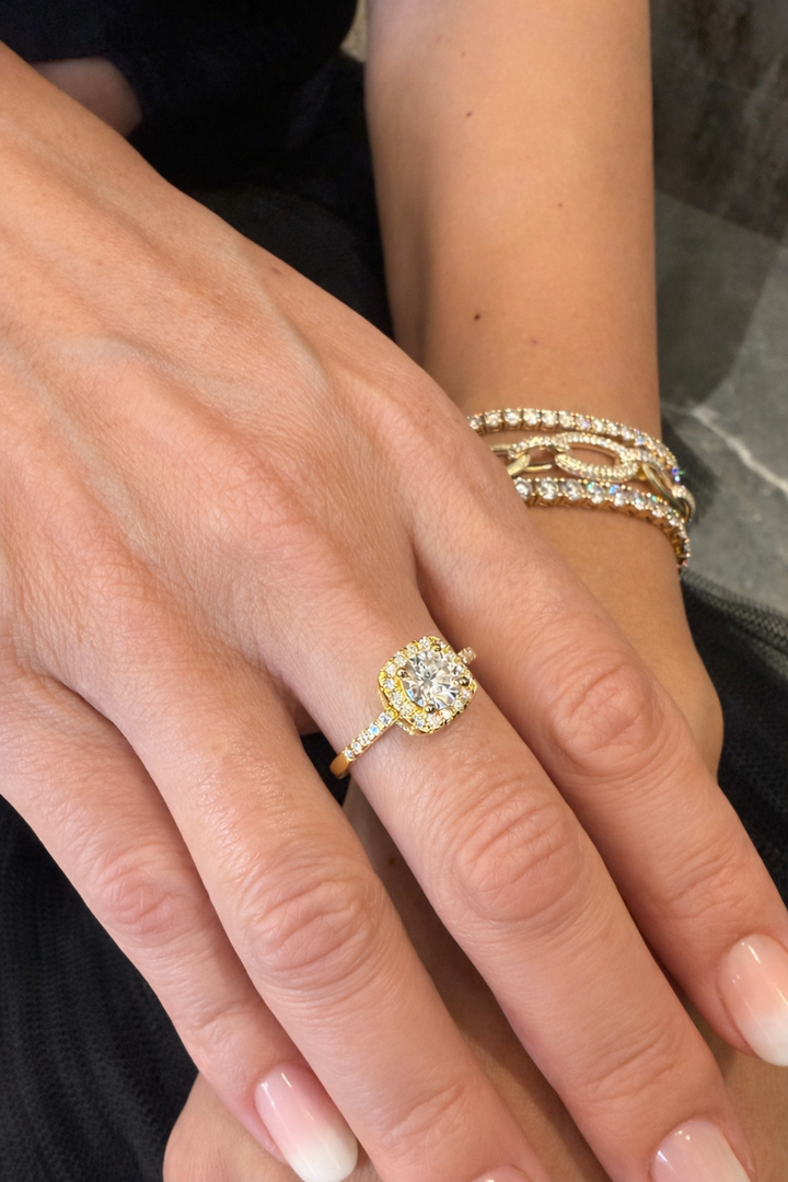 Lumina Halo Ring Golden Edt.