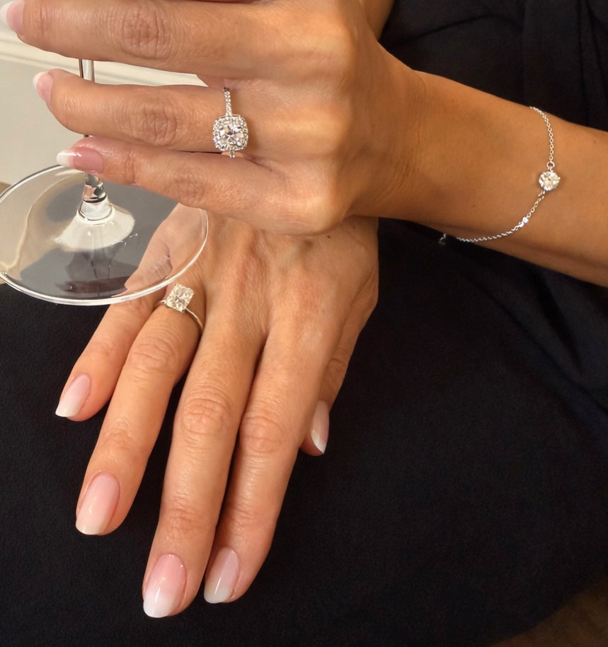 Solitaire Pure Armbånd Sølv