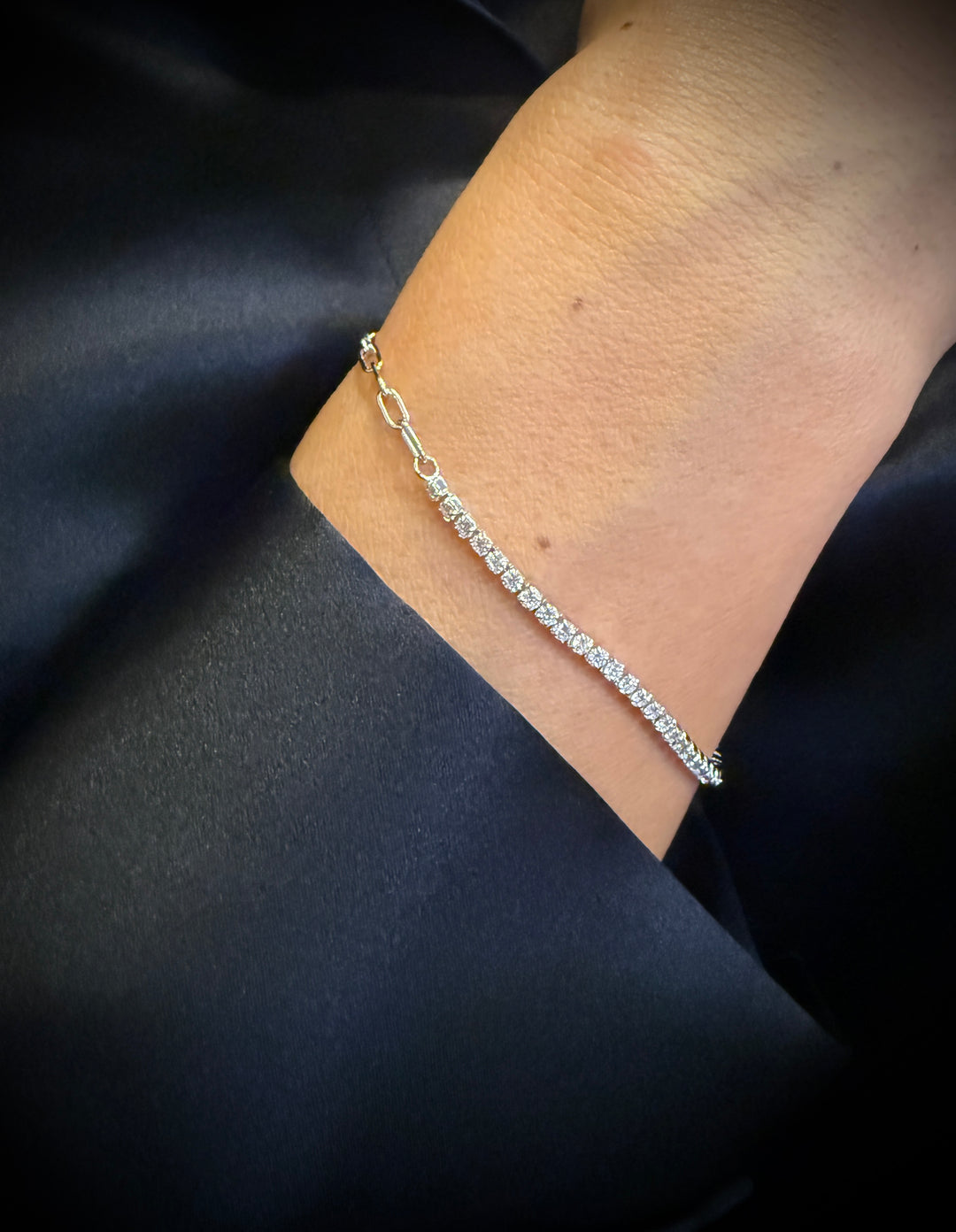 Petite Tennis Armbånd 2mm