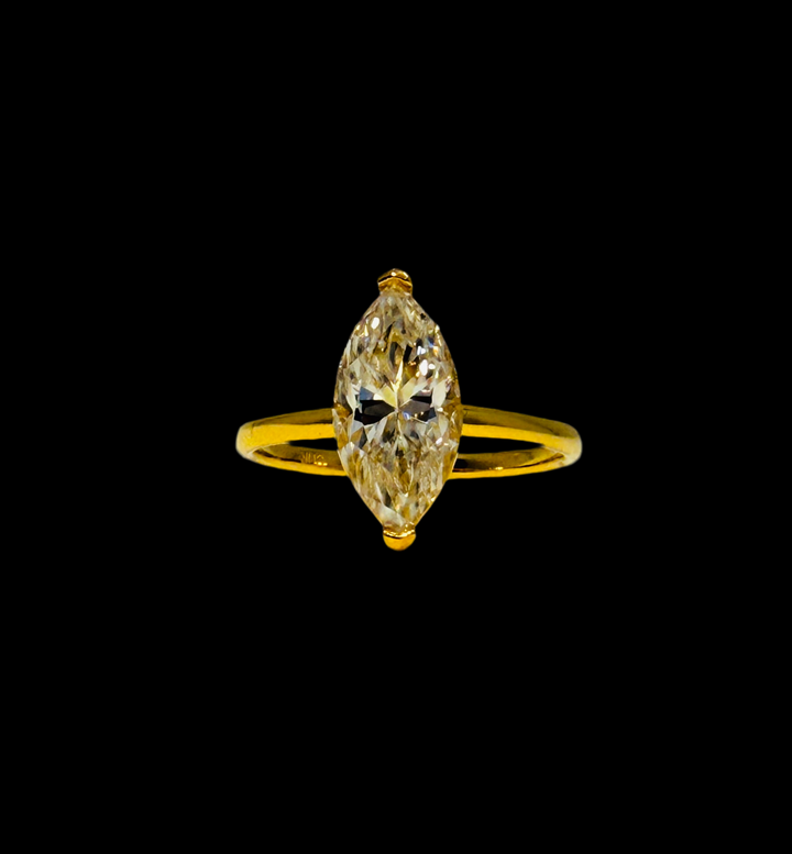 Starlit Marquise Ring 14 K Guld