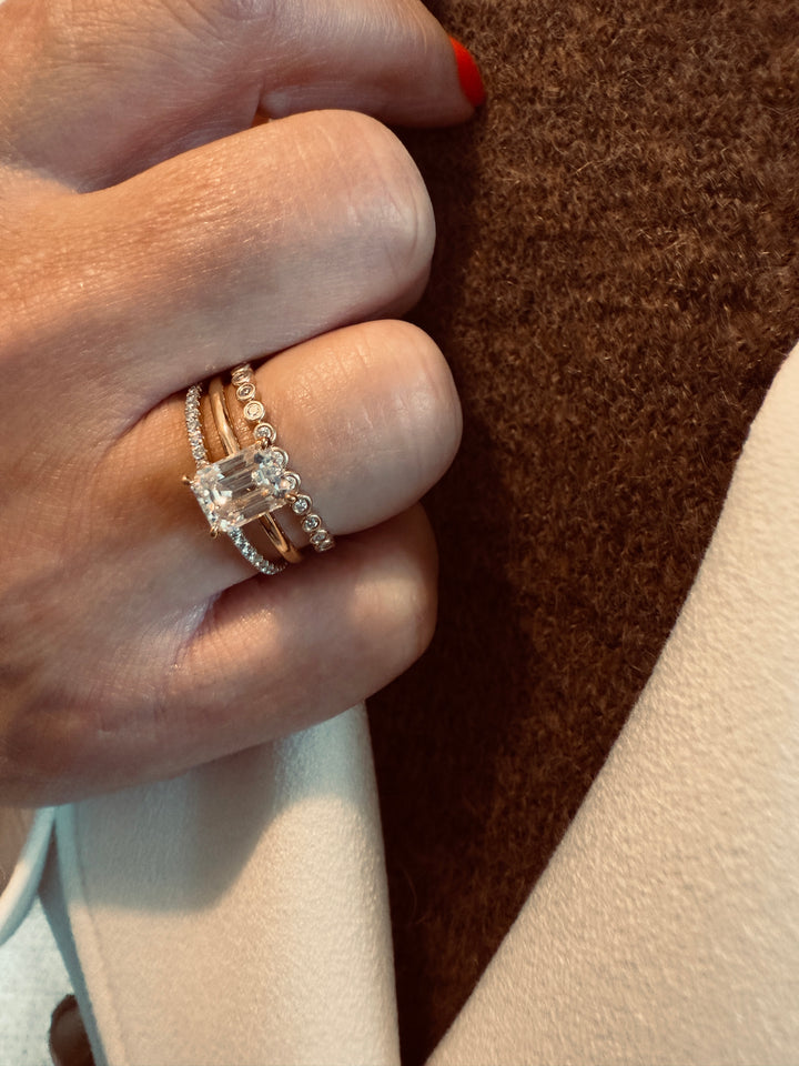 Emerald Elegance Ring 14 K Guld