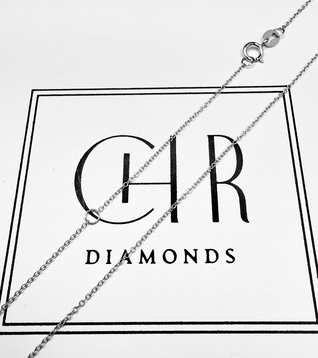 Ankerkæde 18 K Hvidguld