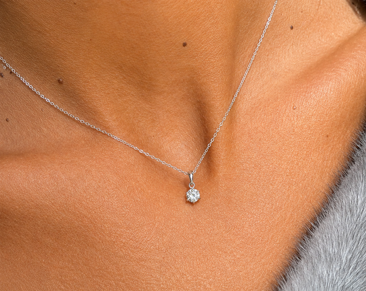 CHR DIAMANT BRILLIANT HALSKÆDE 1 CT. SILVER EDITION