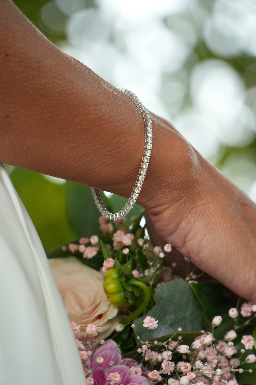 CHR Diamant Tennis Armbånd 2.8 mm. 14 K Hvidguld