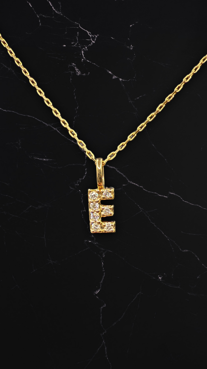 Diamantbogstav 18 K Guld