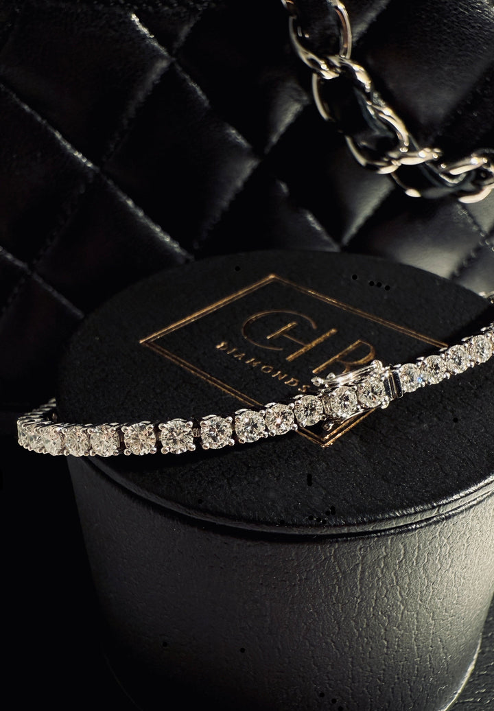 CHR Diamant Tennis Armbånd 2.8 mm. 14 K Hvidguld