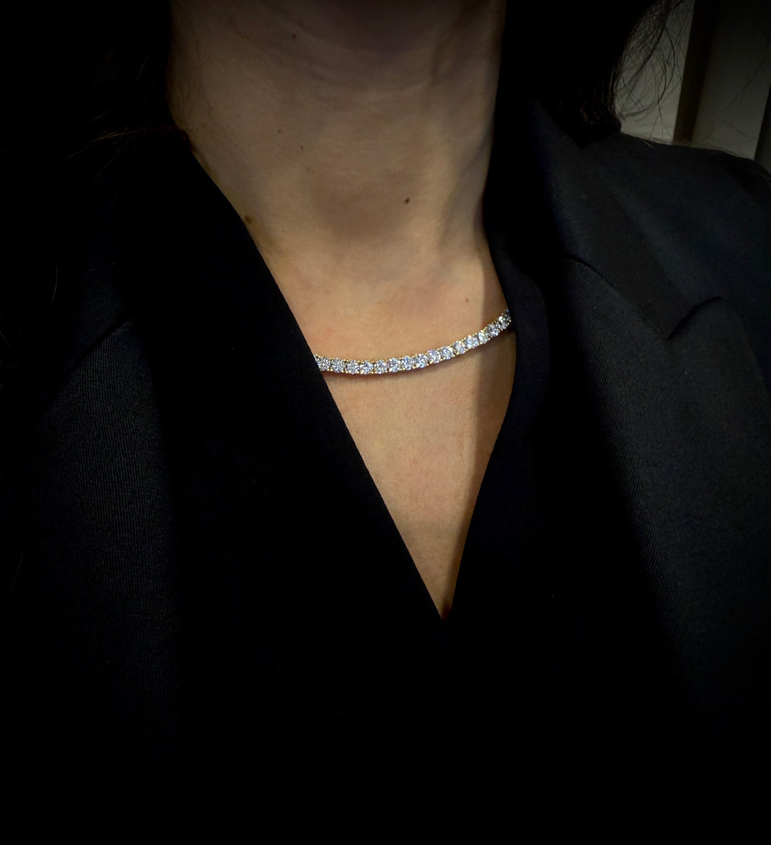 CHR Tennis Halskæde Classique 4 mm Golden Edt.