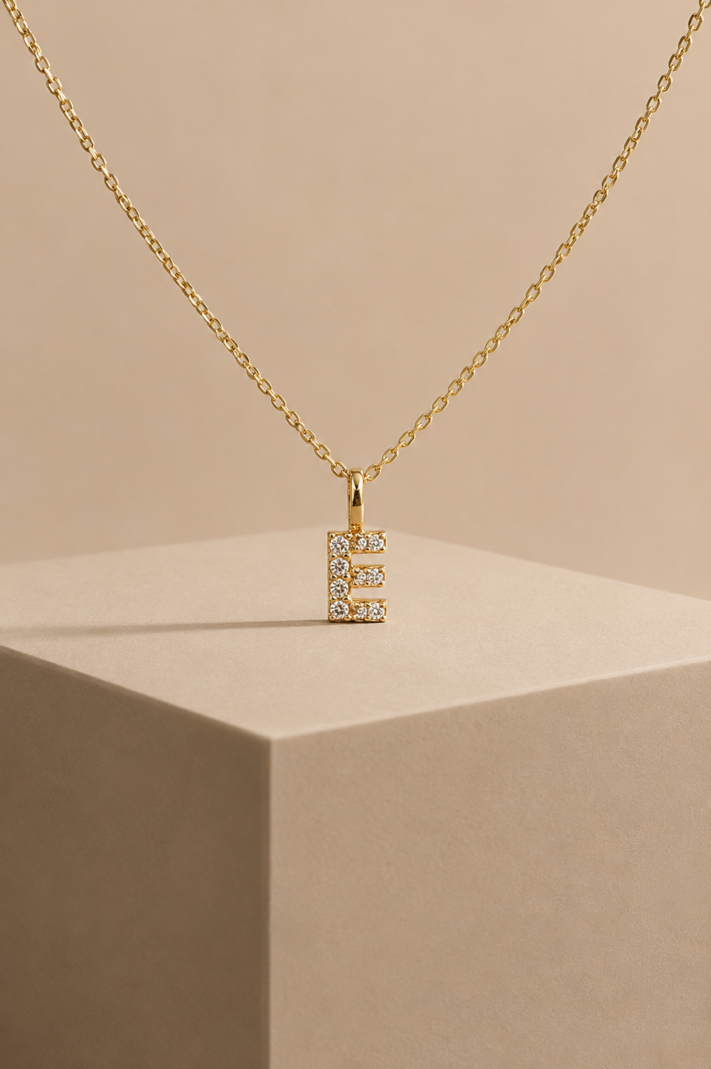 Diamantbogstav 18 K Guld