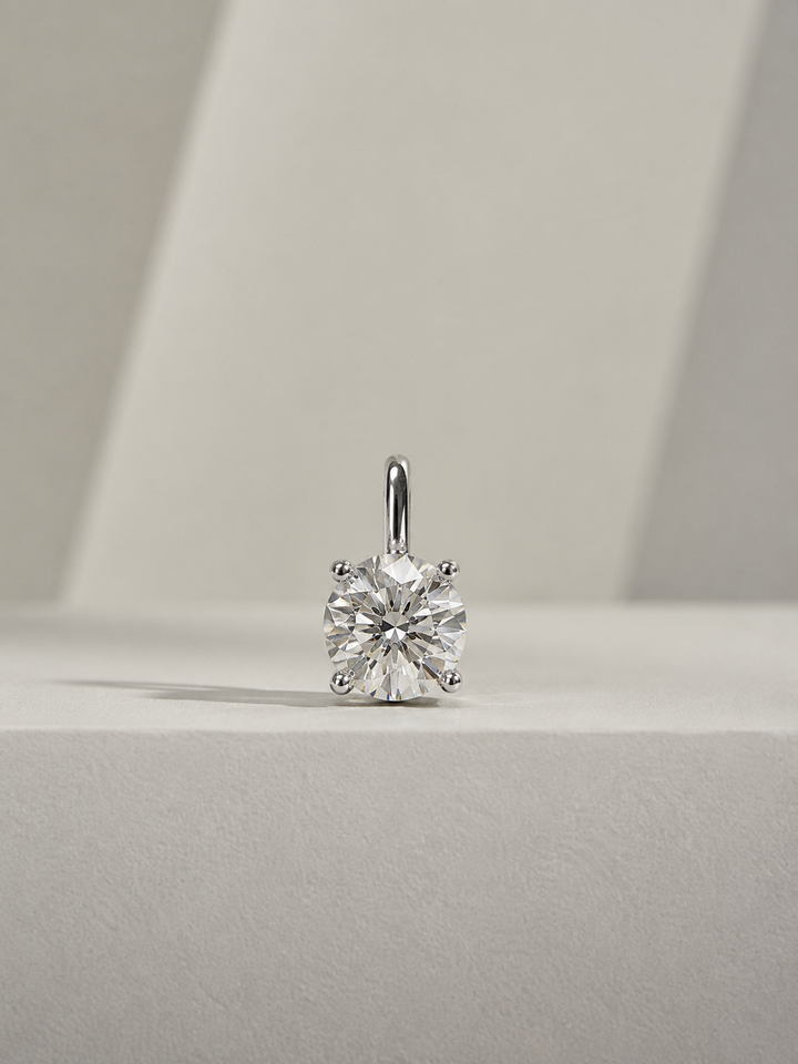 Simplicity Diamant Vedhæng 18K Hvidguld