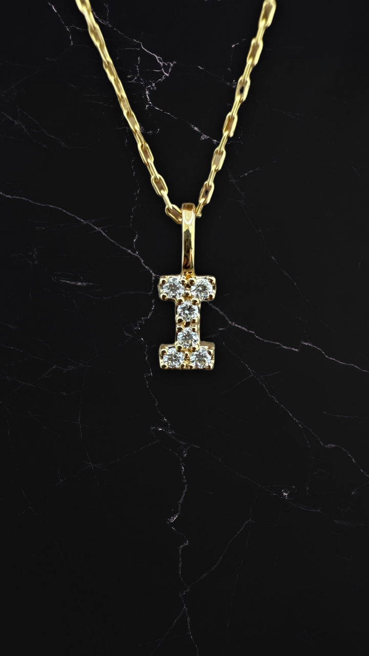 Diamantbogstav 18 K Guld