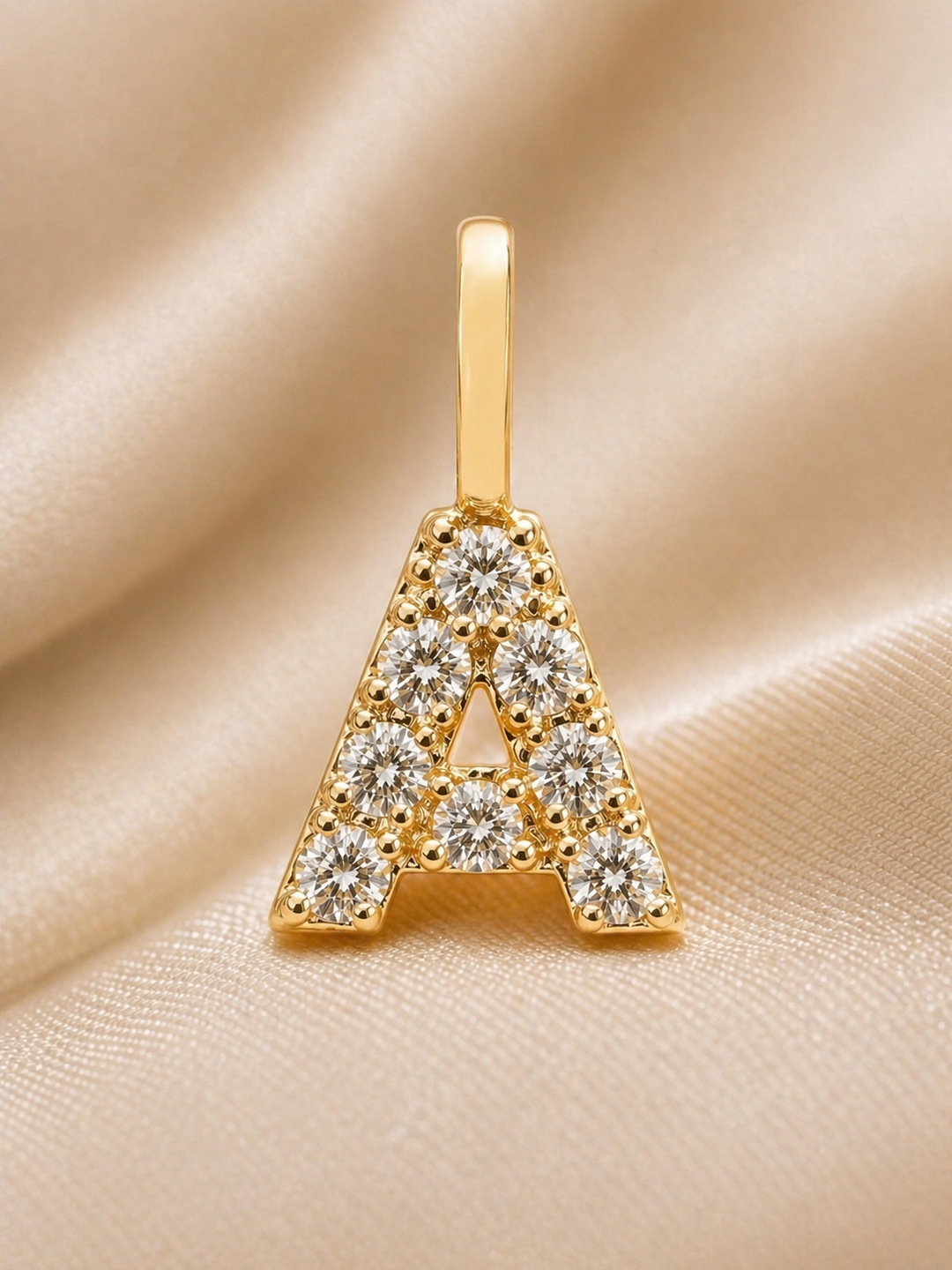 Diamantbogstav 18 K Guld