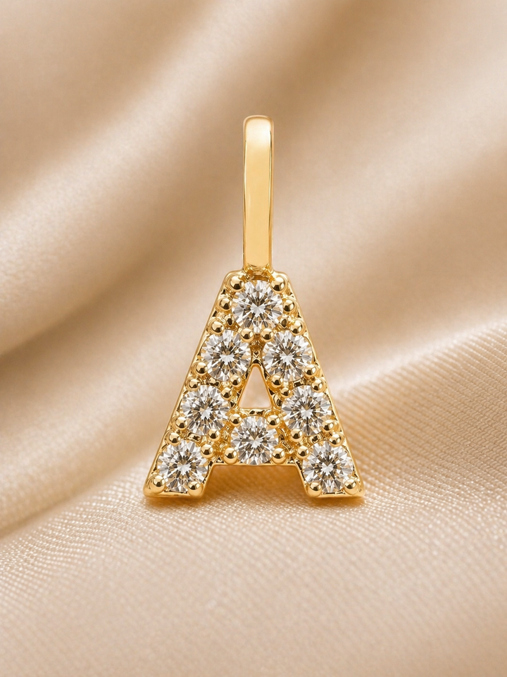 Diamantbogstav 18 K Guld