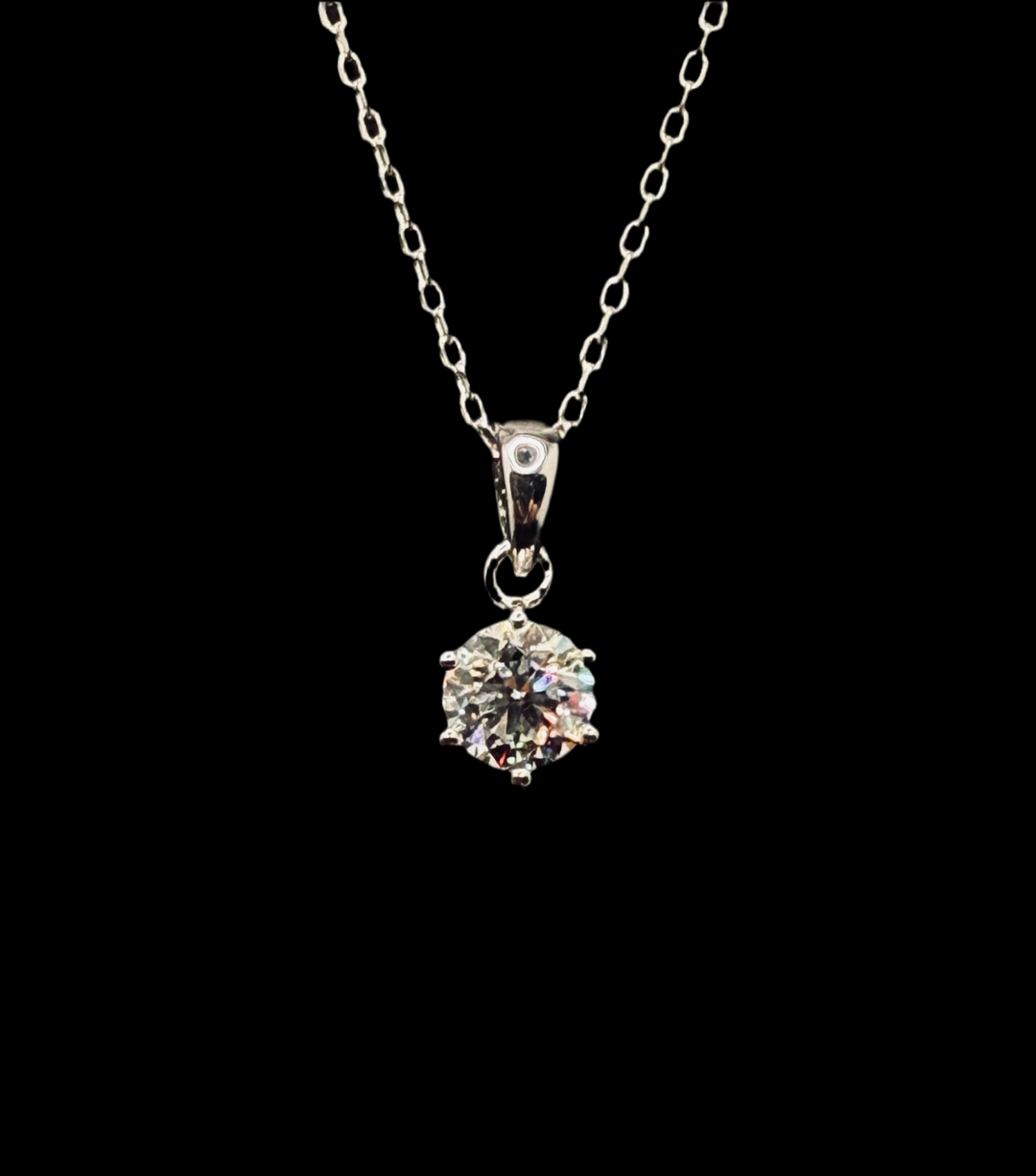 CHR DIAMANT BRILLIANT HALSKÆDE 1 CT. SILVER EDITION