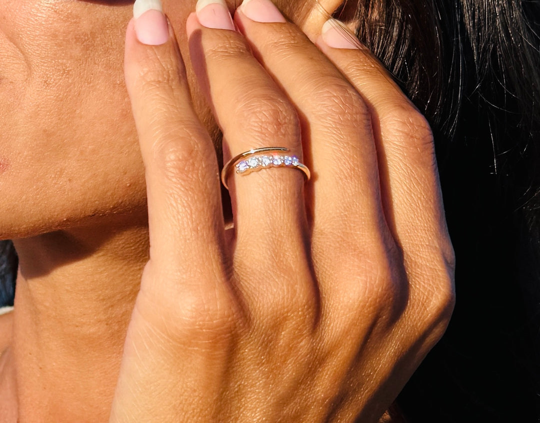 Crossover Guld Ring