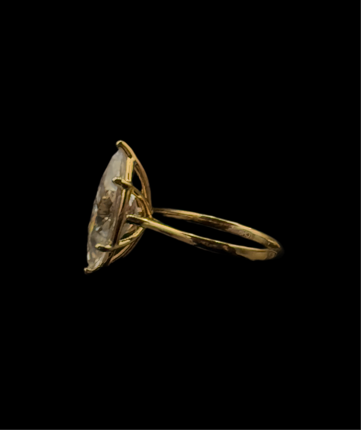 Marquise Majesty Ring 14 K Guld