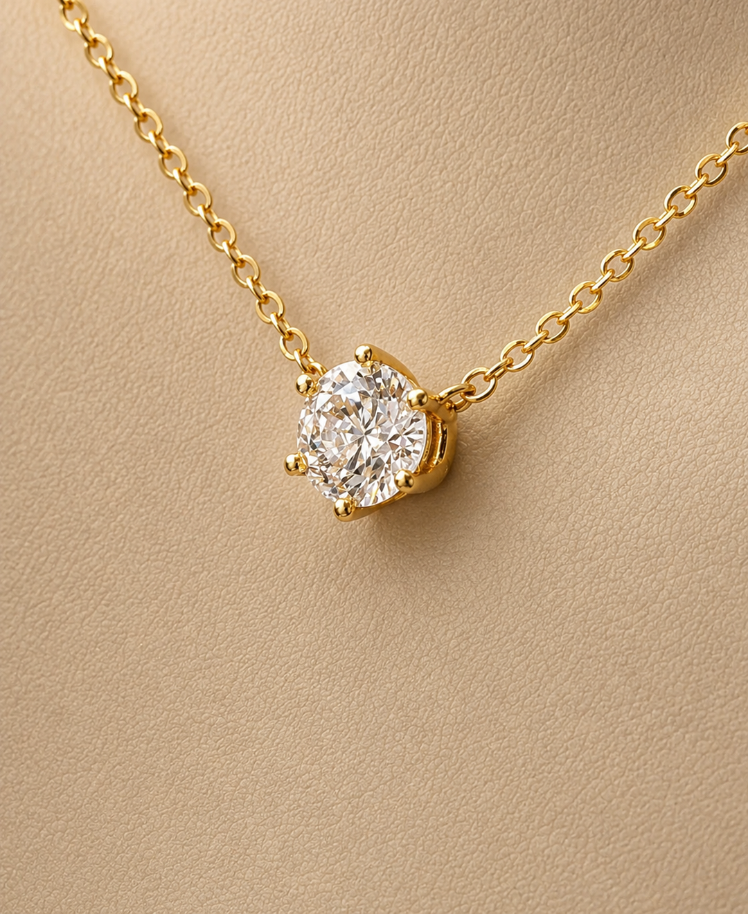 Grace Diamant Halskæde 18K Guld