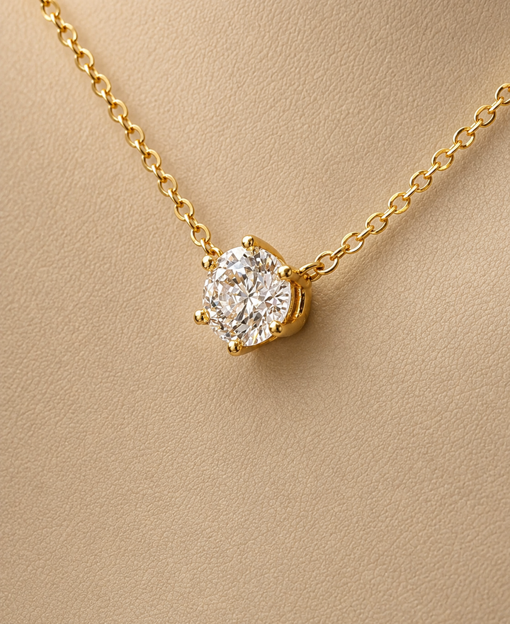 Grace Diamant Halskæde 18K Guld