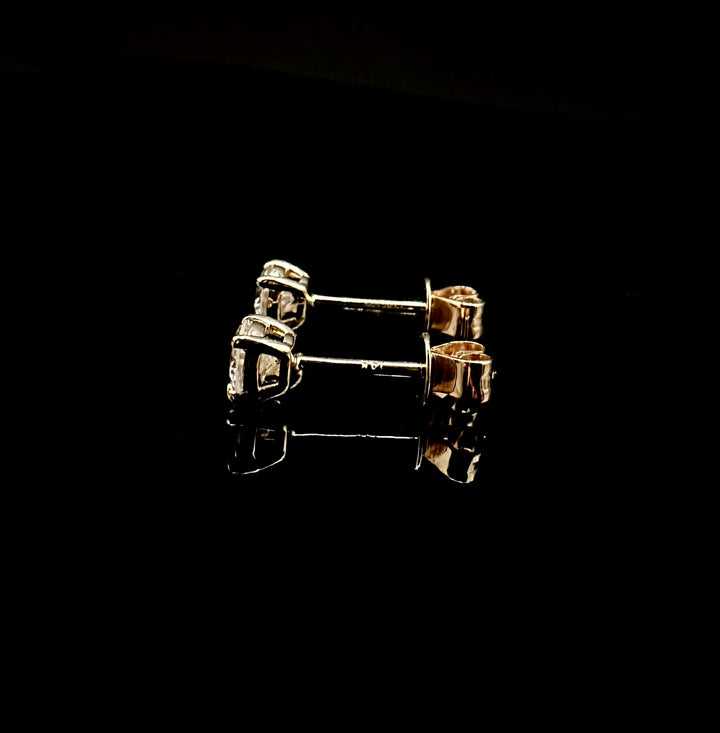 Diamant Ørestikker 14 Karat Guld