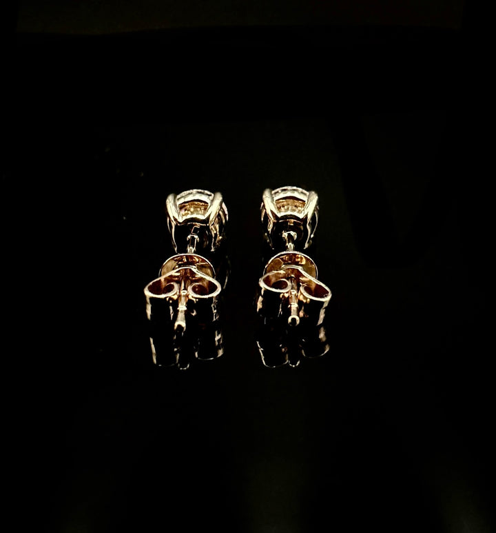 Diamant Ørestikker 14 Karat Guld