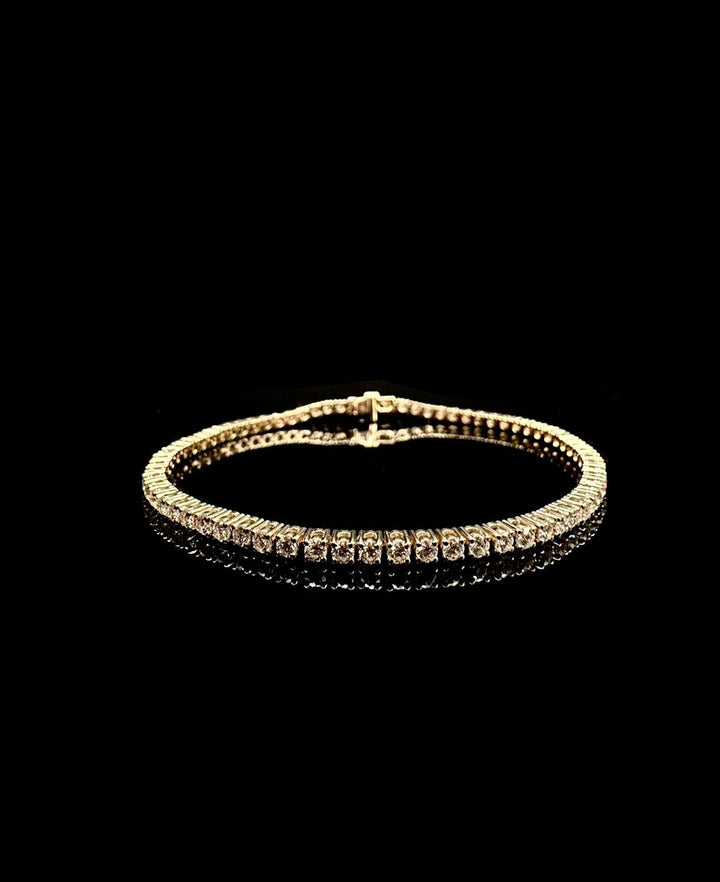 Tennis Armbånd Guld 14 K