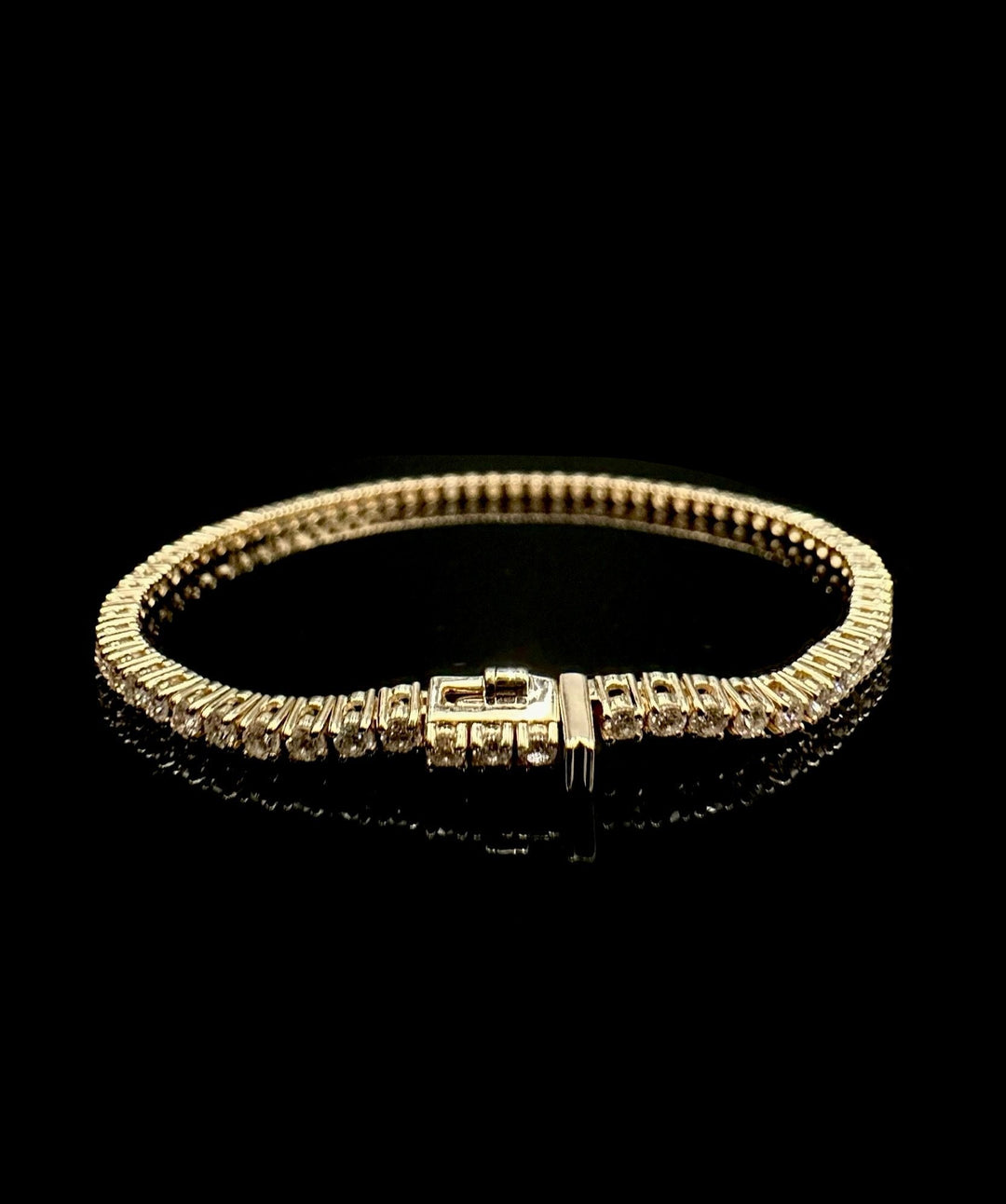 Tennis Armbånd Guld 14 K