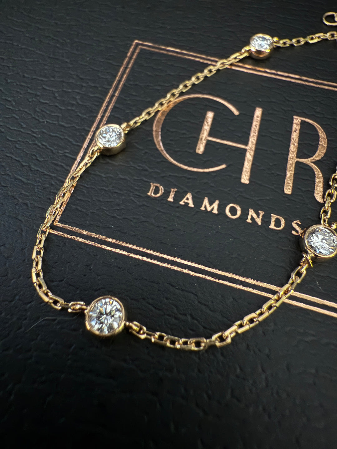 CHR Five Diamond Bracelet 18 K Guld