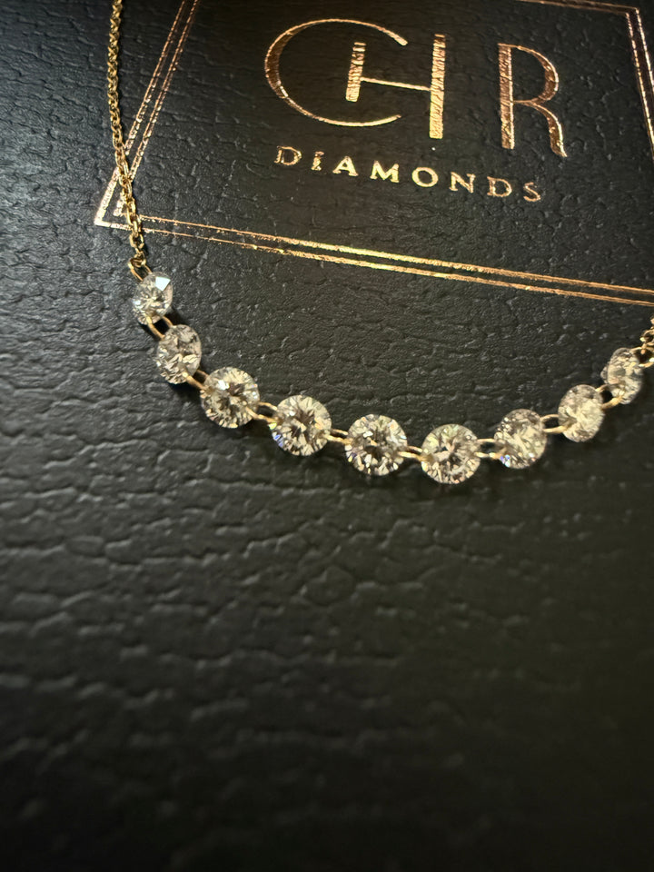 Nova Diamant Halskæde 14 K Guld