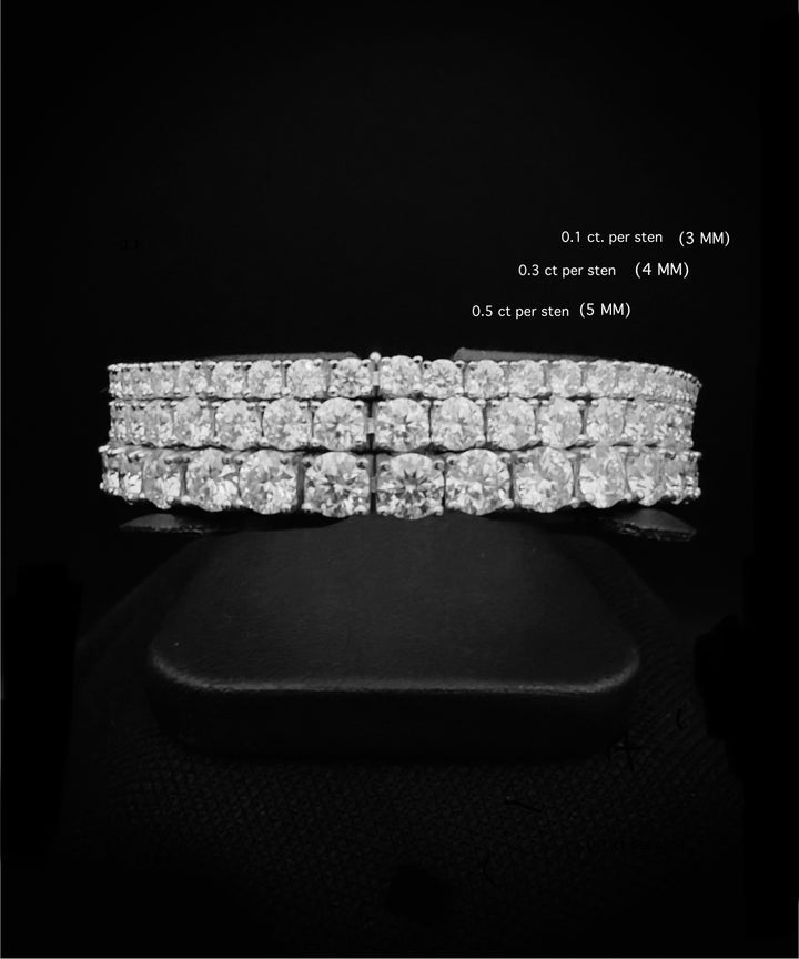 Tennis Armbånd 0.1 CT 3 mm