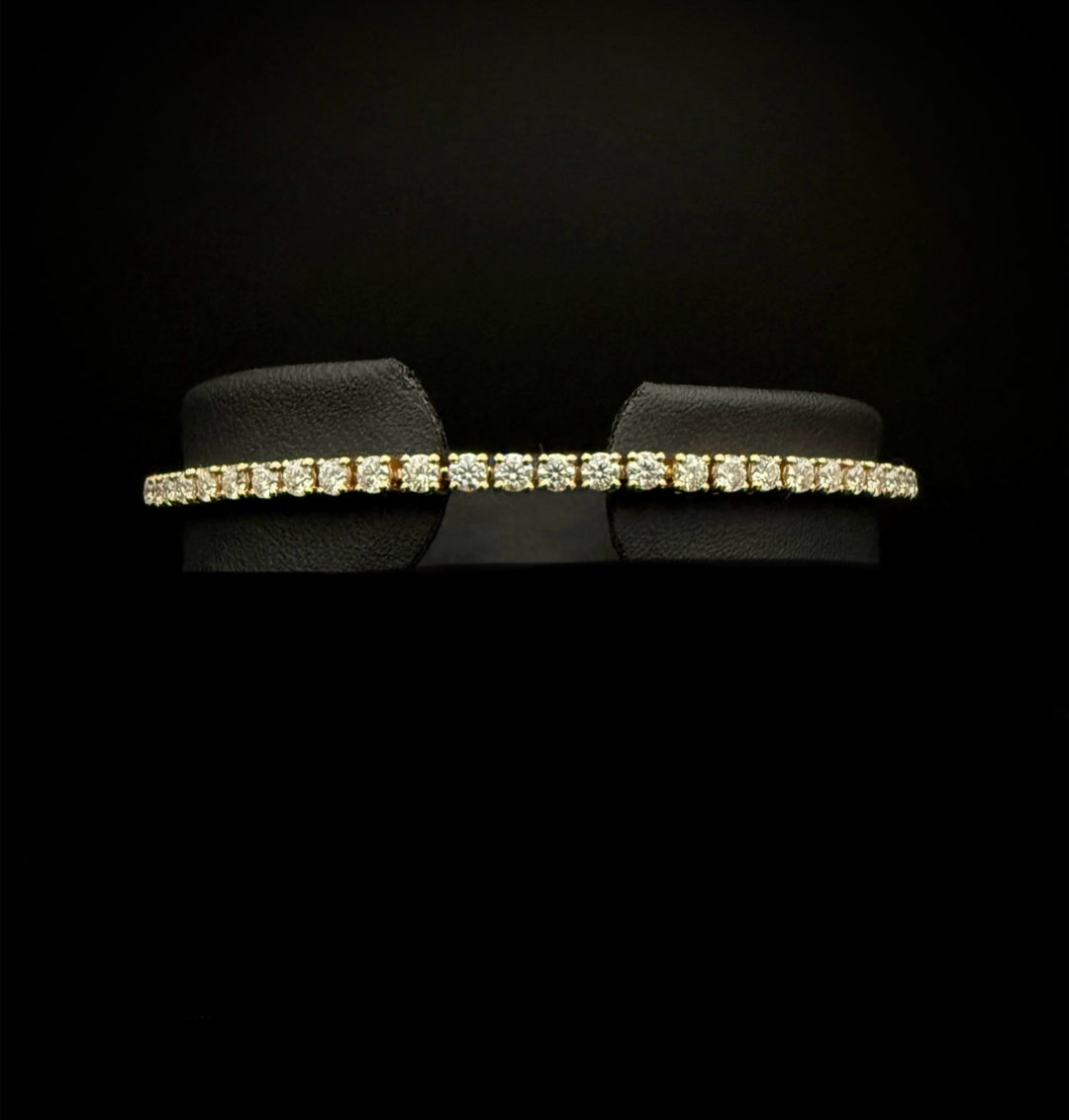 Tennis Armbånd Guld 14 K