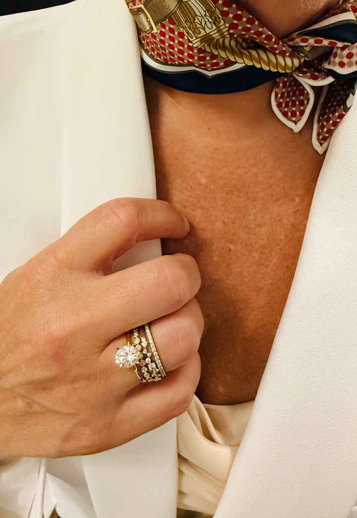 CHR Solitaire Oval Cut Ring Guld