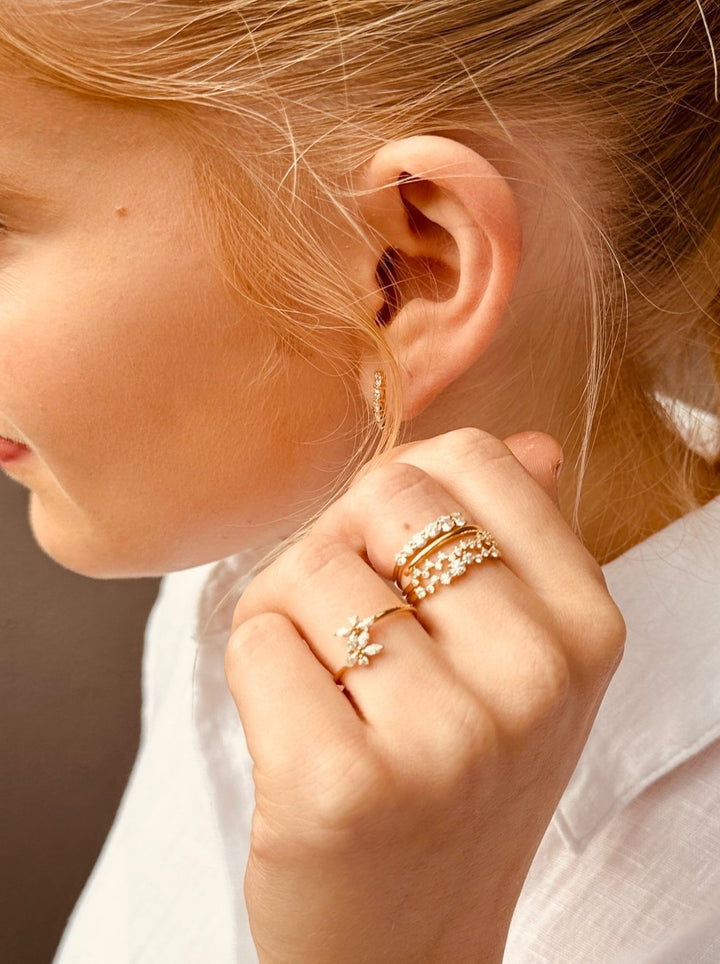 Crossover Guld Ring