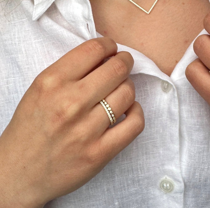 Boble Guld Ring