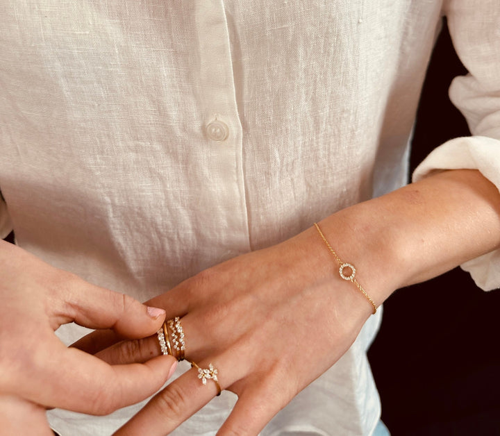 Halo Guld Armbånd