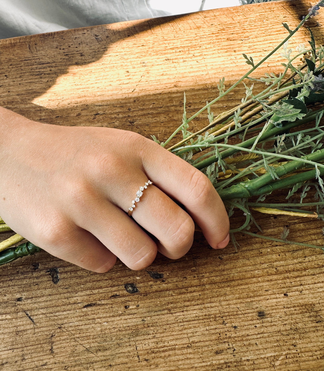 Simple Mess Ring Guld