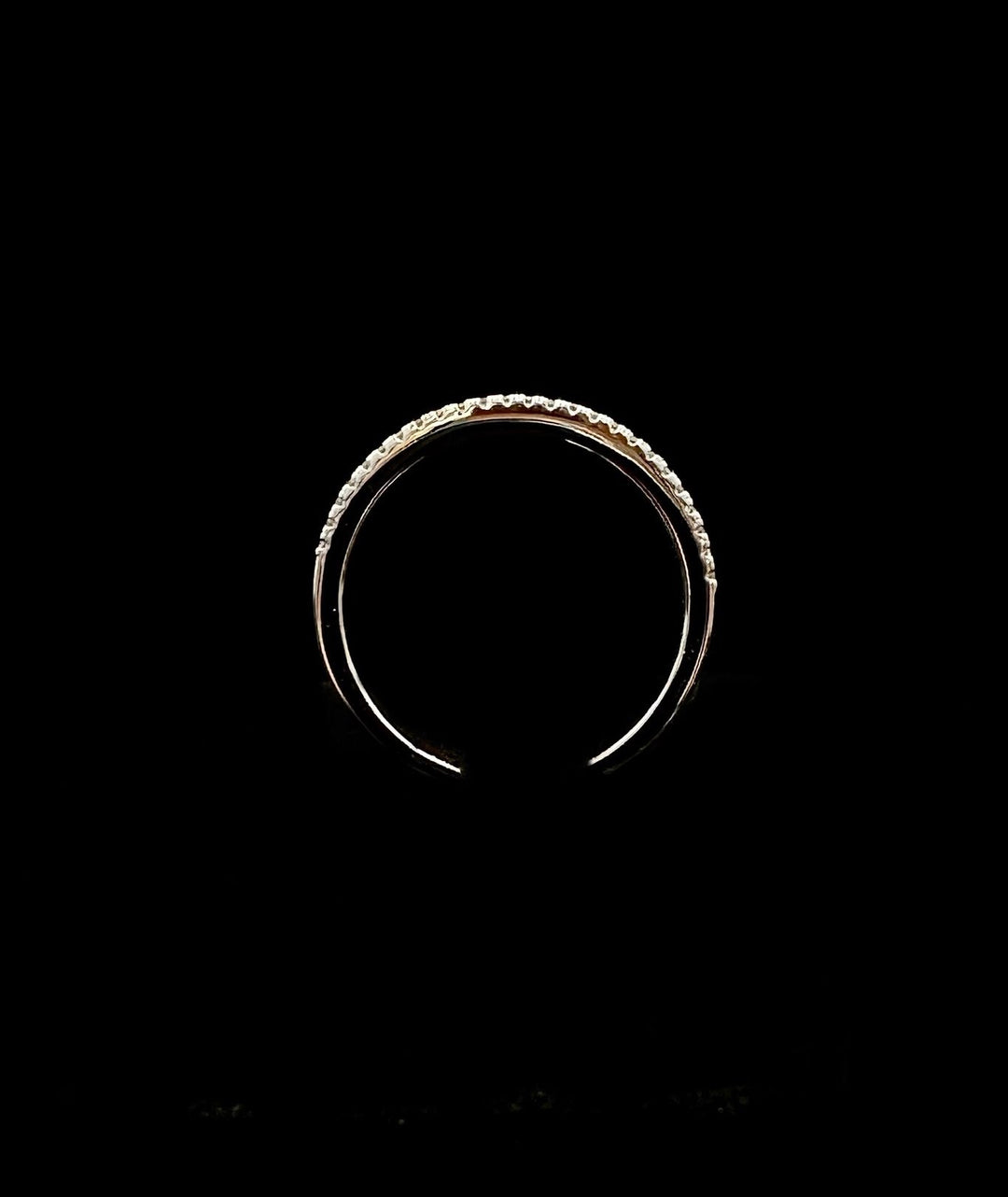 Diamant Minimalistic Eternity Ring 14K Hvidguld