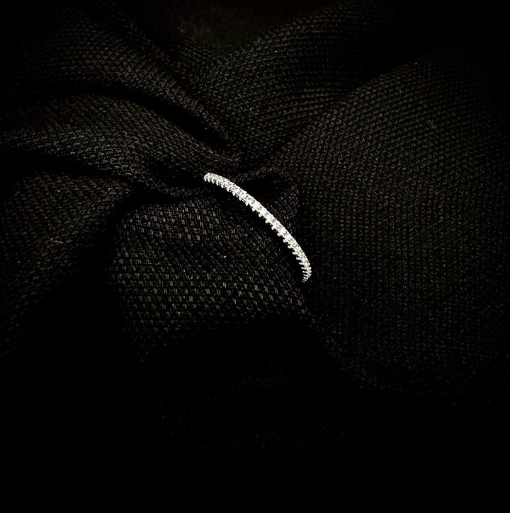 Minimalistic Sølv Eternity Ring