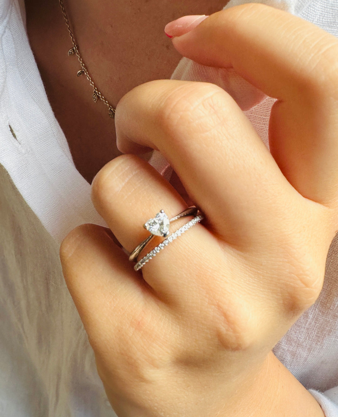 Minimalistic Sølv Eternity Ring