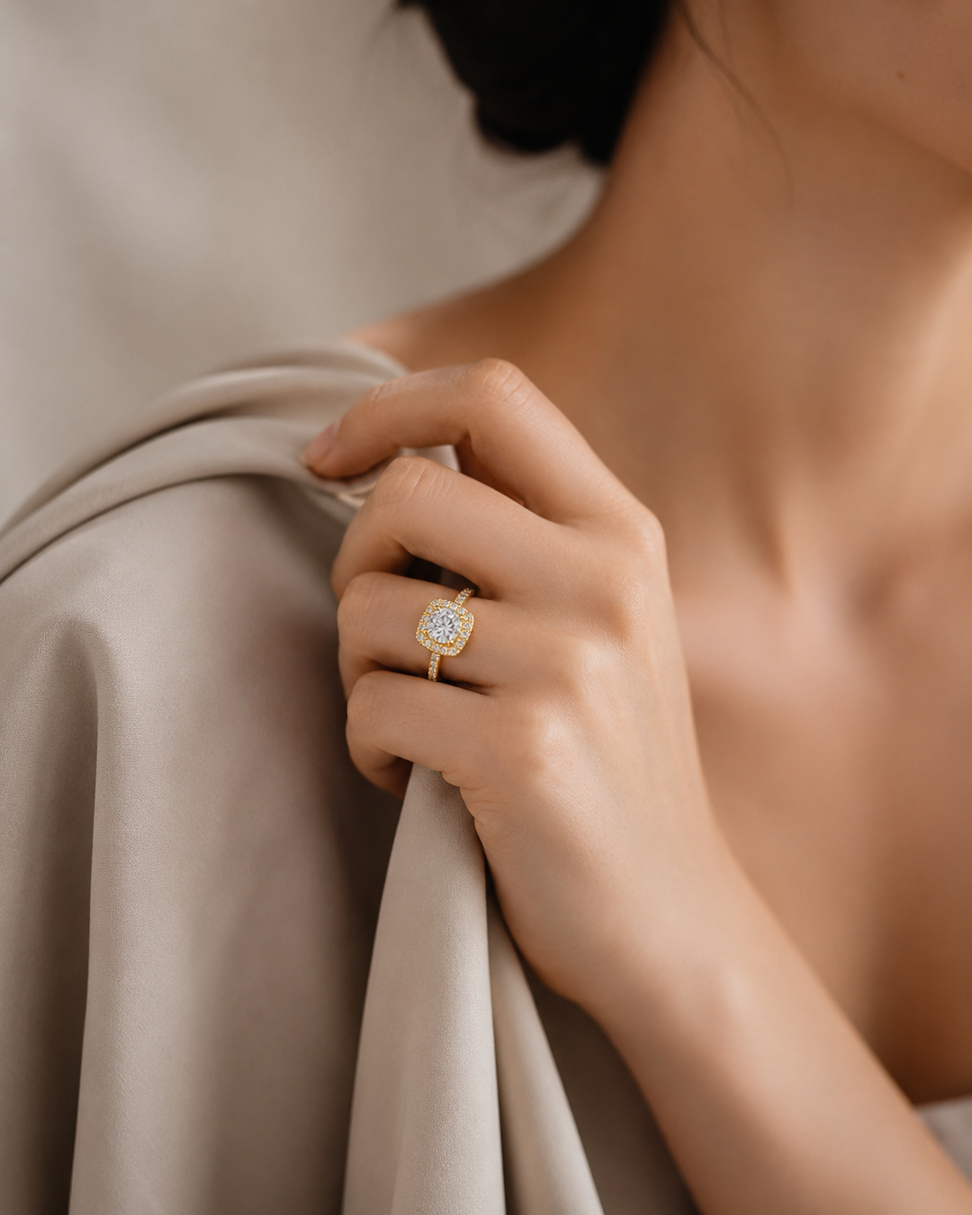 Lumina Halo Ring Golden Edt.