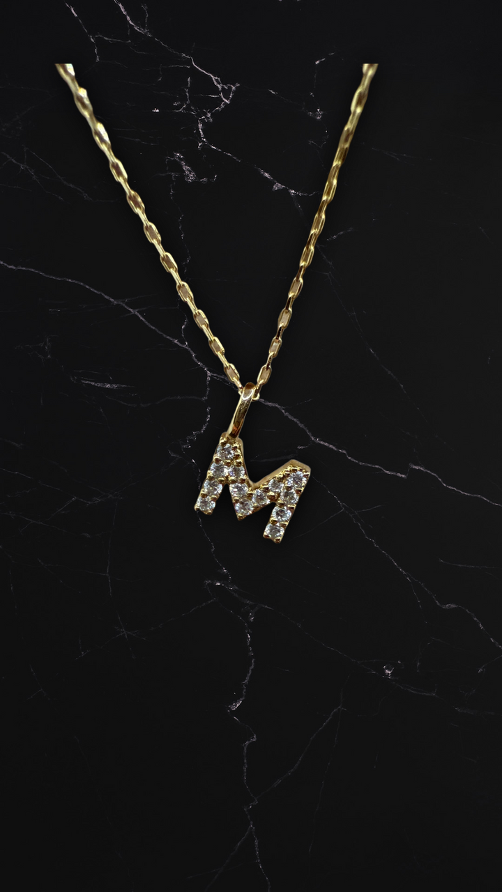 Diamantbogstav 18 K Guld
