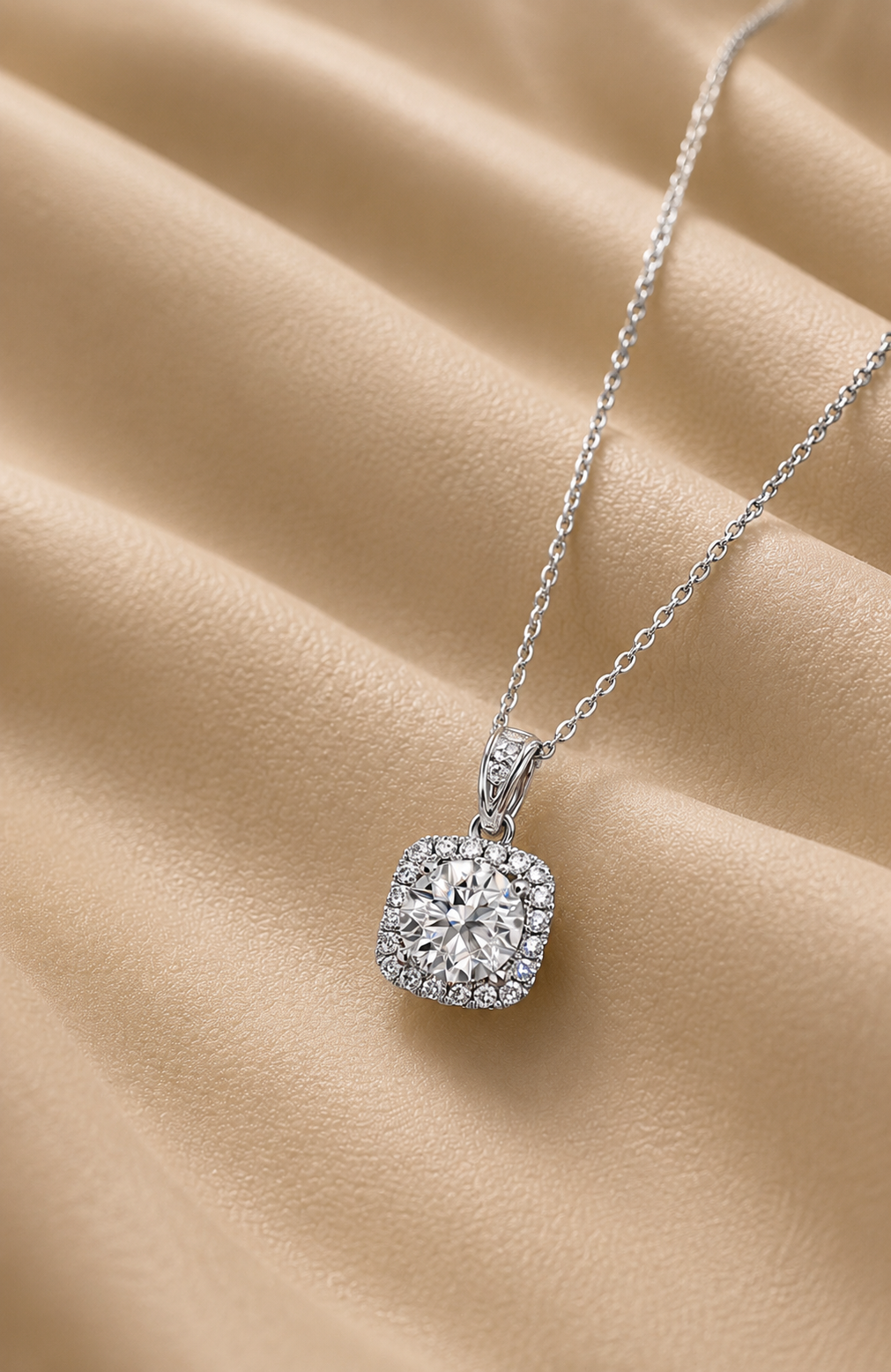 My Lady Cushion Diamant Pendant